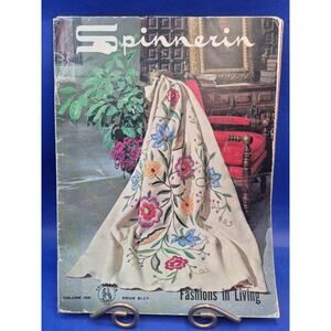 Vintage 1966 SPINNERIN Fashions in Living Magazine Volume 168